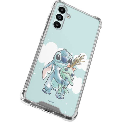 Disney Lilo and Stitch Stitch and Scrump Galaxy A14 5G Clear Case