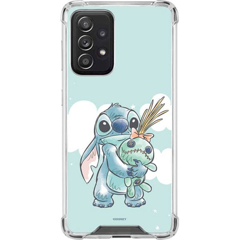 Disney Lilo and Stitch Stitch and Scrump Galaxy A52 5G Clear Case