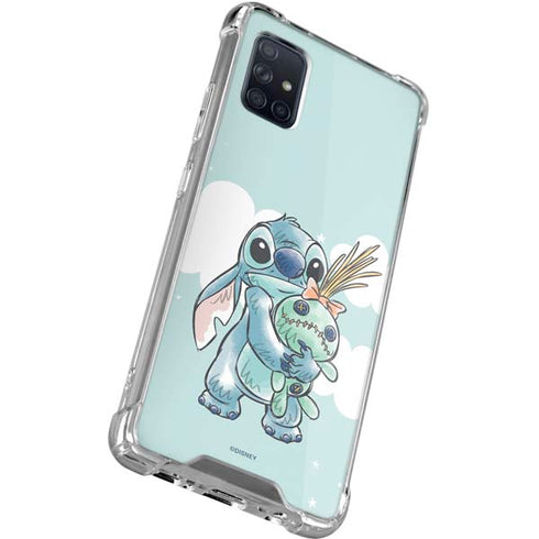 Disney Lilo and Stitch Stitch and Scrump Galaxy A71 5G Clear Case