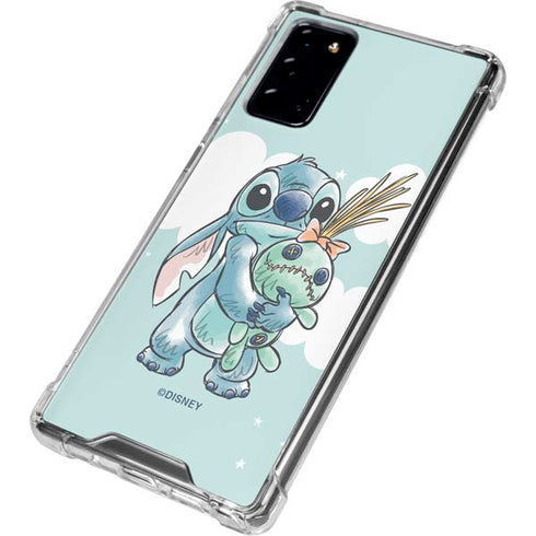Disney Lilo and Stitch Stitch and Scrump Galaxy Note20 5G Clear Case