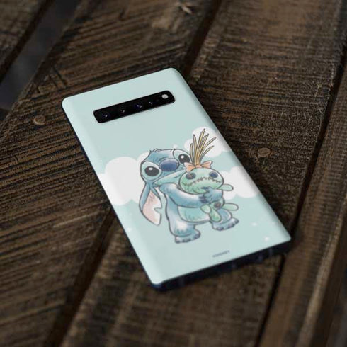Disney Lilo and Stitch Stitch and Scrump Galaxy S10 Skin