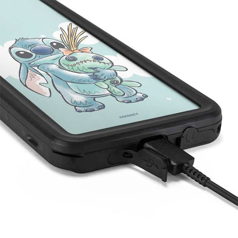 Disney Lilo and Stitch Stitch and Scrump Galaxy S20 Waterproof Case