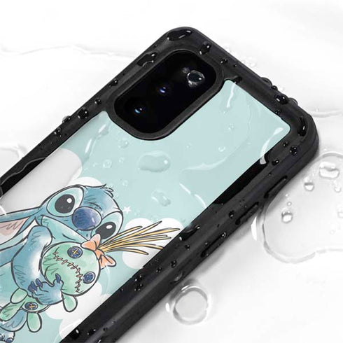 Disney Lilo and Stitch Stitch and Scrump Galaxy S20 Waterproof Case