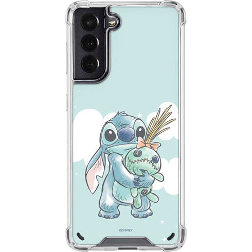 Disney Lilo and Stitch Stitch and Scrump Galaxy S21 5G Clear Case