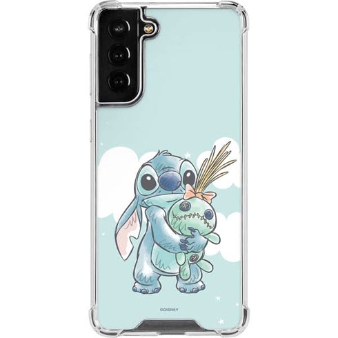 Disney Lilo and Stitch Stitch and Scrump Galaxy S21 FE Clear Case