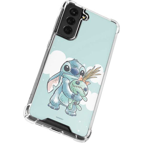 Disney Lilo and Stitch Stitch and Scrump Galaxy S21 FE Clear Case