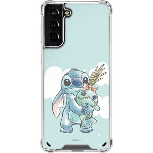 Disney Lilo and Stitch Stitch and Scrump Galaxy S21 Plus 5G Clear Case