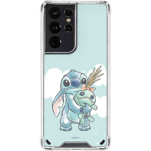 Disney Lilo and Stitch Stitch and Scrump Galaxy S21 Ultra 5G Clear Case