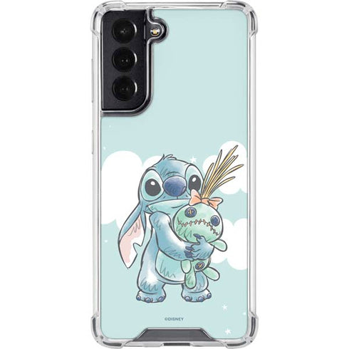 Disney Lilo and Stitch Stitch and Scrump Galaxy S22 Clear Case