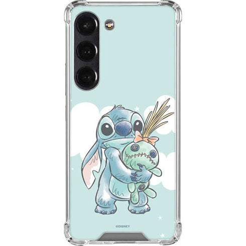 Disney Lilo and Stitch Stitch and Scrump Galaxy S23 Clear Case