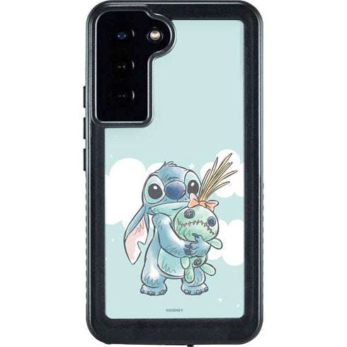 Disney Lilo and Stitch Stitch and Scrump Galaxy S23 Plus Waterproof Case