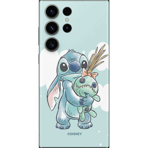 Disney Lilo and Stitch Stitch and Scrump Galaxy Skins