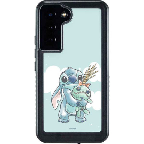 Disney Lilo and Stitch Stitch and Scrump Galaxy S24 Plus Waterproof Case