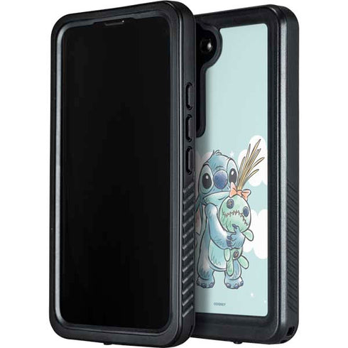 Disney Lilo and Stitch Stitch and Scrump Galaxy S24 Plus Waterproof Case