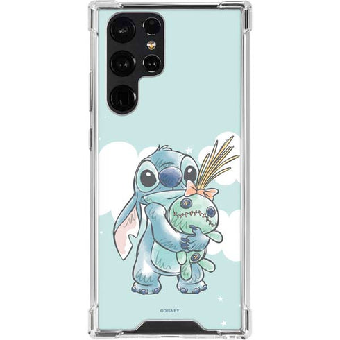 Disney Lilo and Stitch Stitch and Scrump Galaxy S24 Ultra Clear Case