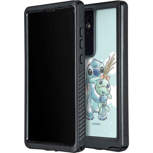 Disney Lilo and Stitch Stitch and Scrump Galaxy S24 Ultra Waterproof Case