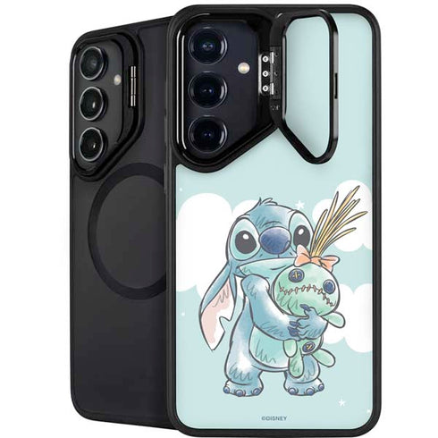 Disney Lilo and Stitch Stitch and Scrump Galaxy S25 Kickstand Case