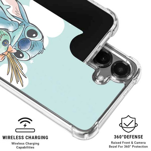 Disney Lilo and Stitch Stitch and Scrump Galaxy S26 Plus Clear Case