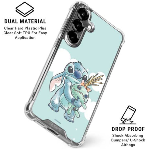 Disney Lilo and Stitch Stitch and Scrump Galaxy S26 Plus Clear Case