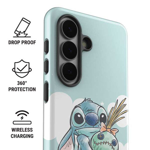Disney Lilo and Stitch Stitch and Scrump Galaxy S26 Plus Impact Case