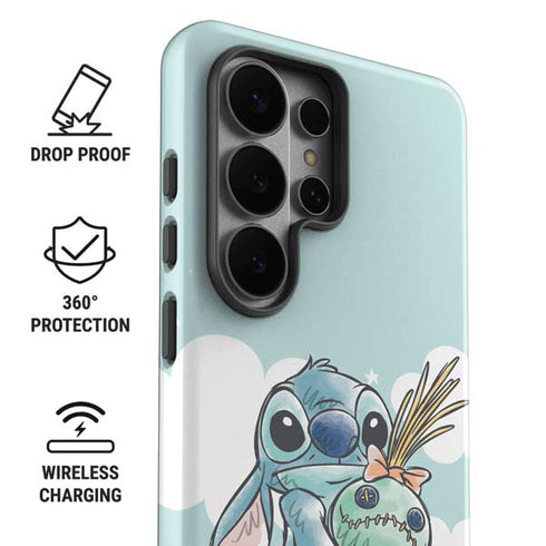 Disney Lilo and Stitch Stitch and Scrump Galaxy S26 Ultra Impact Case
