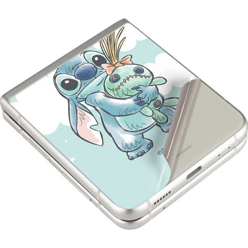 Disney Lilo and Stitch Stitch and Scrump Galaxy Z Flip3 5G Skin