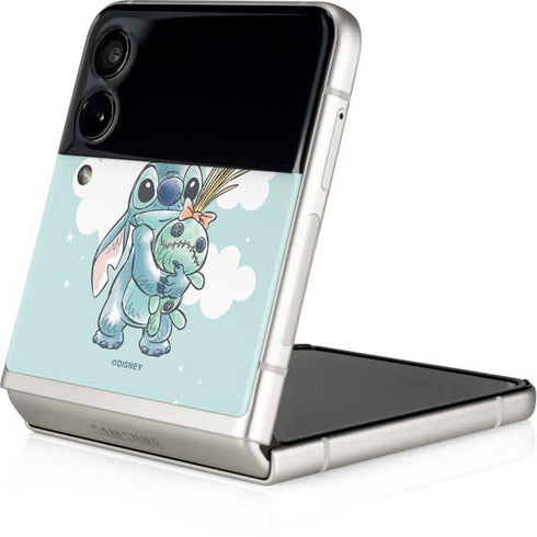 Disney Lilo and Stitch Stitch and Scrump Galaxy Z Flip3 5G Skin