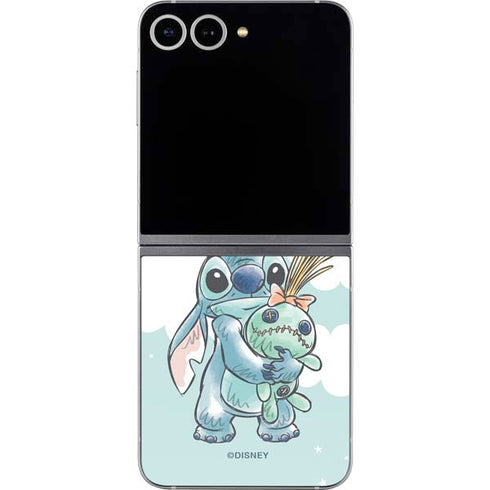 Disney Lilo and Stitch Stitch and Scrump Galaxy Z Flip6 Skin