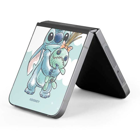Disney Lilo and Stitch Stitch and Scrump Galaxy Z Flip6 Skin