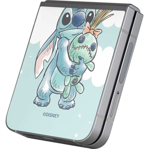 Disney Lilo and Stitch Stitch and Scrump Galaxy Z Flip6 Skin