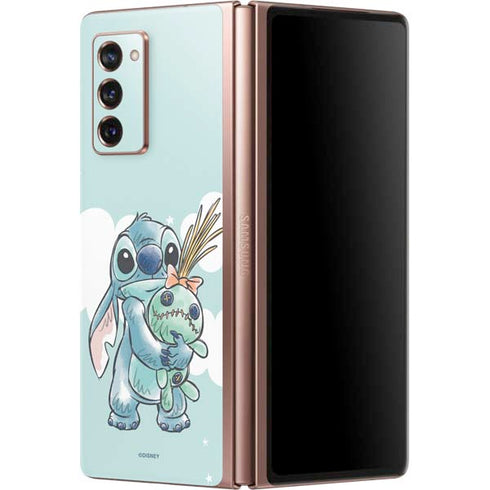 Disney Lilo and Stitch Stitch and Scrump Galaxy Z Fold2 5G Skin