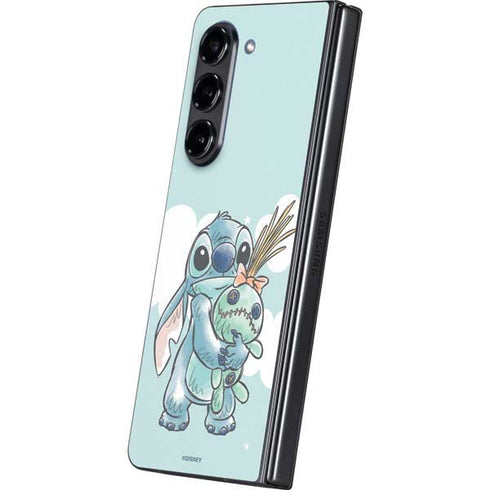 Disney Lilo and Stitch Stitch and Scrump Galaxy Z Fold5 5G Skin