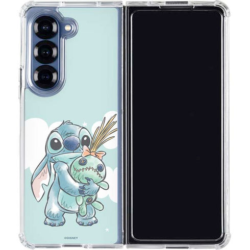 Disney Lilo and Stitch Stitch and Scrump Galaxy Z Fold6 Clear Case