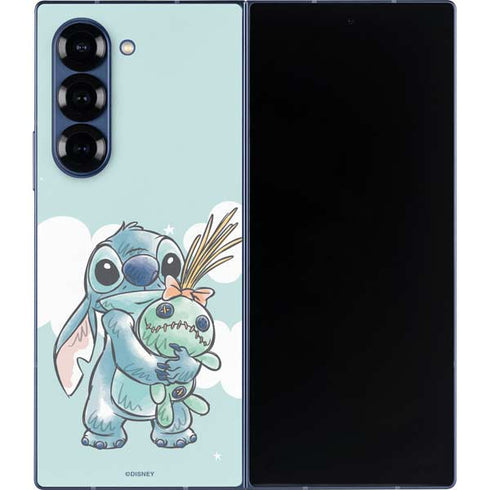Disney Lilo and Stitch Stitch and Scrump Galaxy Z Fold6 Skin