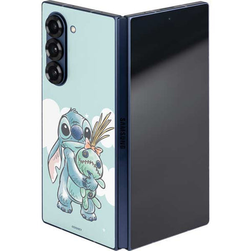 Disney Lilo and Stitch Stitch and Scrump Galaxy Z Fold6 Skin