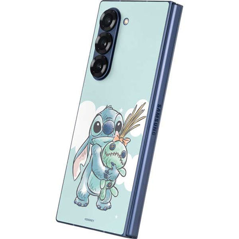 Disney Lilo and Stitch Stitch and Scrump Galaxy Z Fold6 Skin