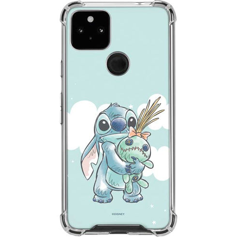 Disney Lilo and Stitch Stitch and Scrump Google Pixel 5a 5G Clear Case