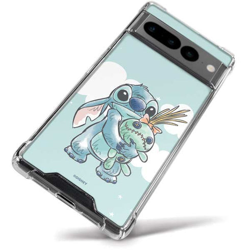 Disney Lilo and Stitch Stitch and Scrump Google Pixel 7 Pro Clear Case