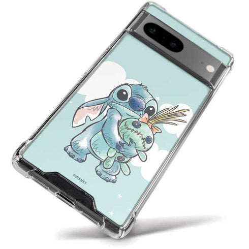 Disney Lilo and Stitch Stitch and Scrump Google Pixel 8a Clear Case