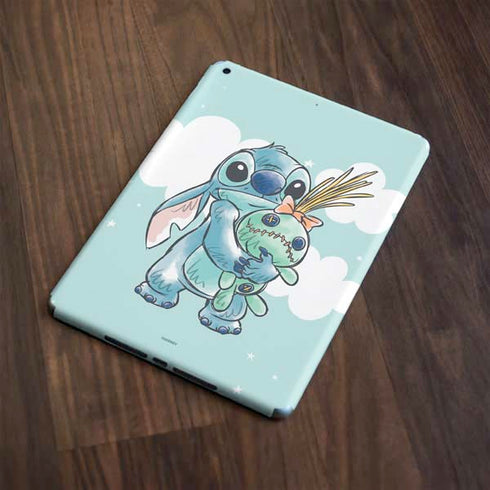 Disney Lilo and Stitch Stitch and Scrump Apple iPad Skin