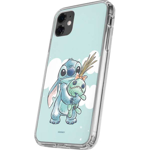 Disney Lilo and Stitch Stitch and Scrump iPhone 11 Clear Case