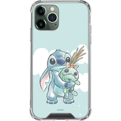 Disney Lilo and Stitch Stitch and Scrump iPhone 11 Pro Max Clear Case