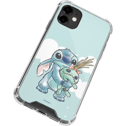 Disney Lilo and Stitch Stitch and Scrump iPhone 12 Clear Case