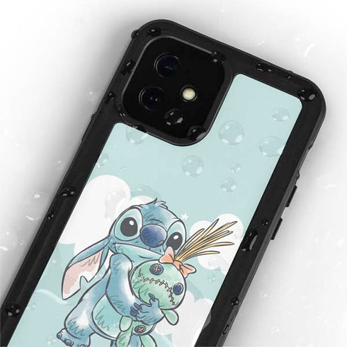 Disney Lilo and Stitch Stitch and Scrump iPhone 12 Mini Waterproof Case