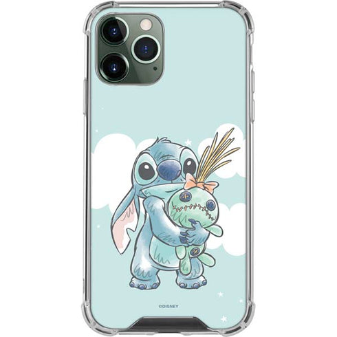 Disney Lilo and Stitch Stitch and Scrump iPhone 12 Pro Max Clear Case