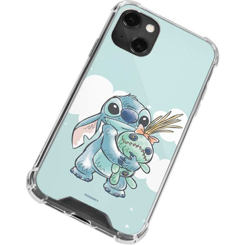 Disney Lilo and Stitch Stitch and Scrump iPhone 13 Mini Clear Case