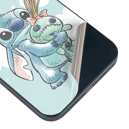Disney Lilo and Stitch Stitch and Scrump iPhone 14 Plus Skin