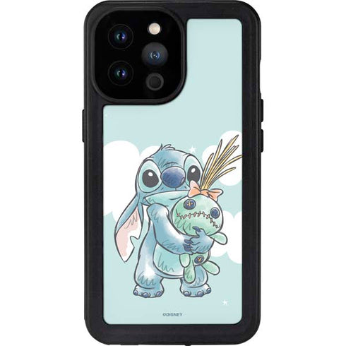 Disney Lilo and Stitch Stitch and Scrump iPhone 14 Pro Max Waterproof Case