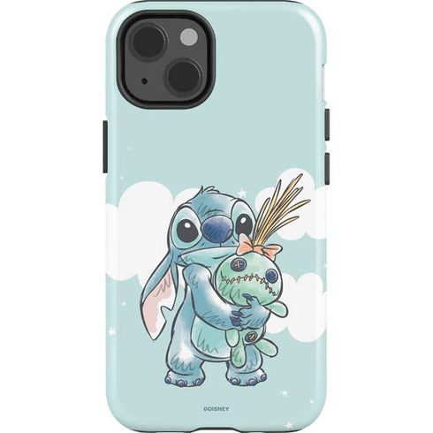 Disney Lilo and Stitch Stitch and Scrump iPhone 15 Plus Impact Case