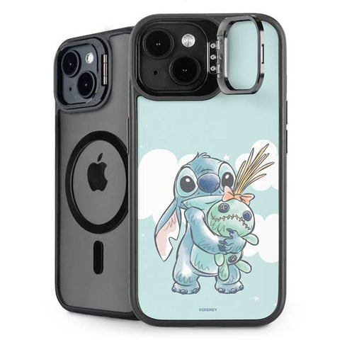 Disney Lilo and Stitch Stitch and Scrump iPhone 15 Plus Kickstand Case